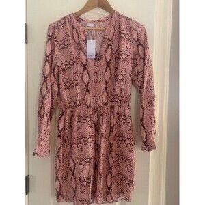 LASCANA WOMENS Pink  Shirt DRESS,  SIZE 8, NEW WITH TAG Soft Girl